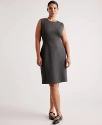 dress Ultra-Stretch Ponte Sleeveless Dress Quince $49.9