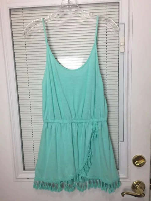 dress Victoria's Secret Mint Green Adjustable Strap Wrap Dress With Tassels eBay - tjdance345 $12.95