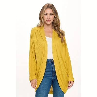 outerwear West K Women's Karla Oversized Waffle Knit Cardigan with Pockets Target $28.8