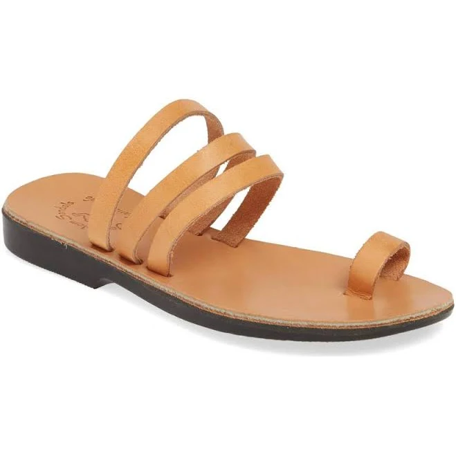 shoes Women's Angela Leather Slip On Sandal Jerusalem Sandals $77.95