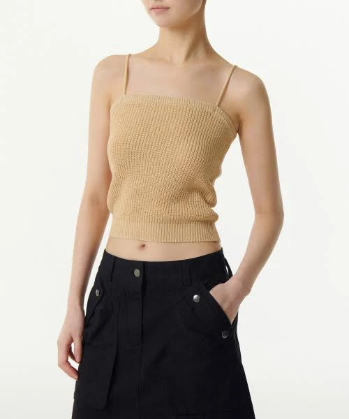 tube top Womens Flat Yarn Ribbed Knit Tube Top MUSINSA $10