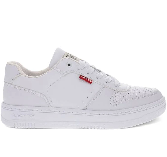 shoes Women's Levi's Drive Lo Synthetic Leather Casual Lace Up Sneaker Shoe Shoe Carnival $39.98