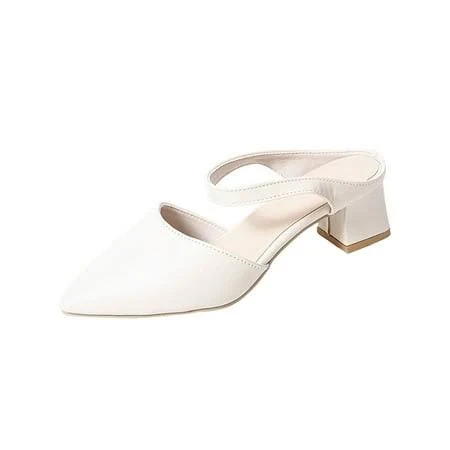 shoes Women's Pointed Toe Block Heel Slingback Mules Walmart - Xfvqtps Fashion $15.99
