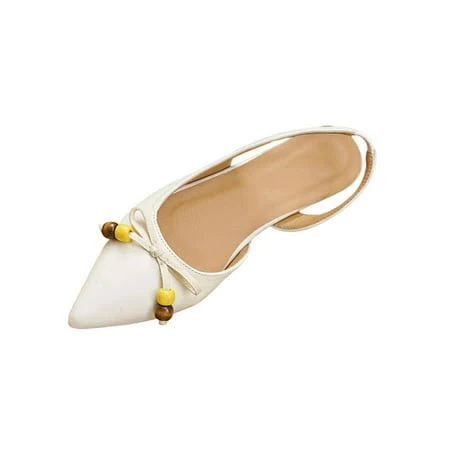 shoes Women's Pointed Toe Slingback Flats with Bow Walmart - GUZOM SHOES $23.32
