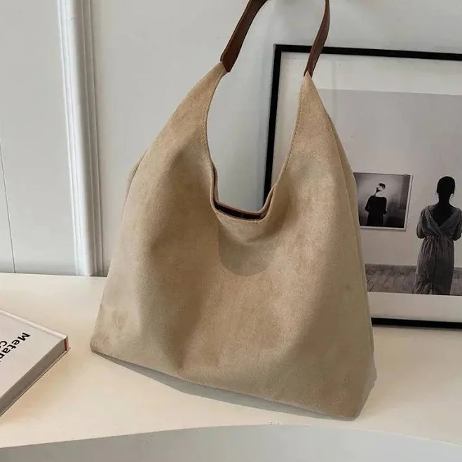 bag Women's Slouchy Faux Suede Shoulder Bag Bobtasia $56