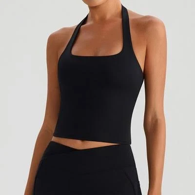top Women's Y2k Halter Sports Bra Target $30.99