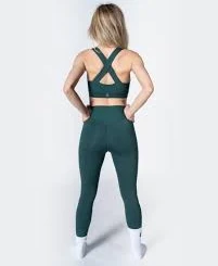 matching set X-Back Bra & Leggings - Deep Forest musclesolution.net $72