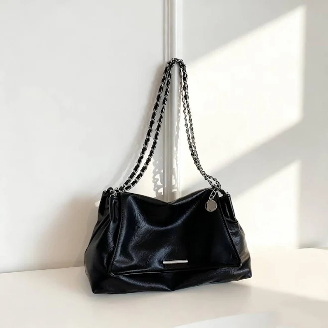 bag Y2K Vintage Punk Shoulder Bag with Chain Strap Etsy - Seller $26.66