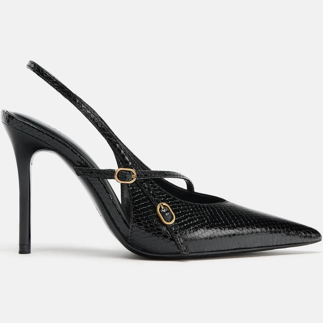 shoes Zara Strappy Buckled Heels Zara USA $59.9