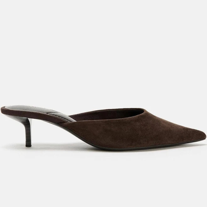 shoes Zara Suede Mules Zara USA $47.94