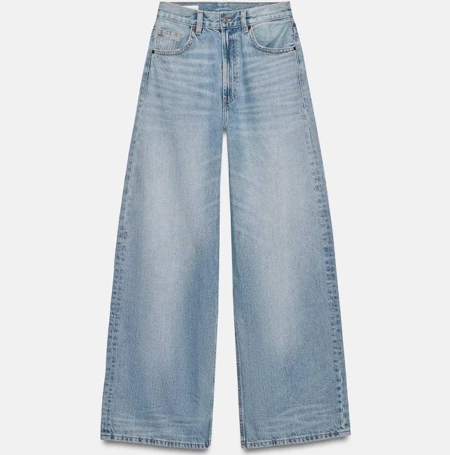 wide leg pants Zara Trf Extra Wide Leg High Waist Jeans Zara USA $69.9