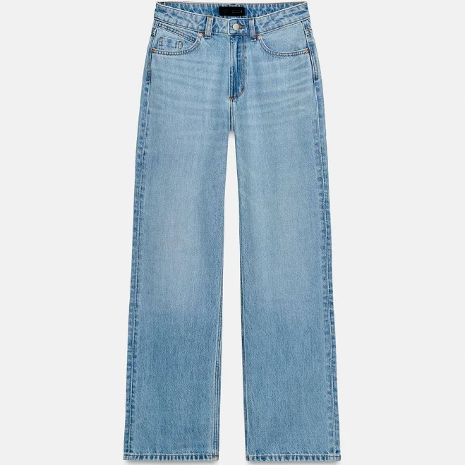 jeans Zara Z1975 High Waist Straight Long Length Jeans Zara USA $49.9