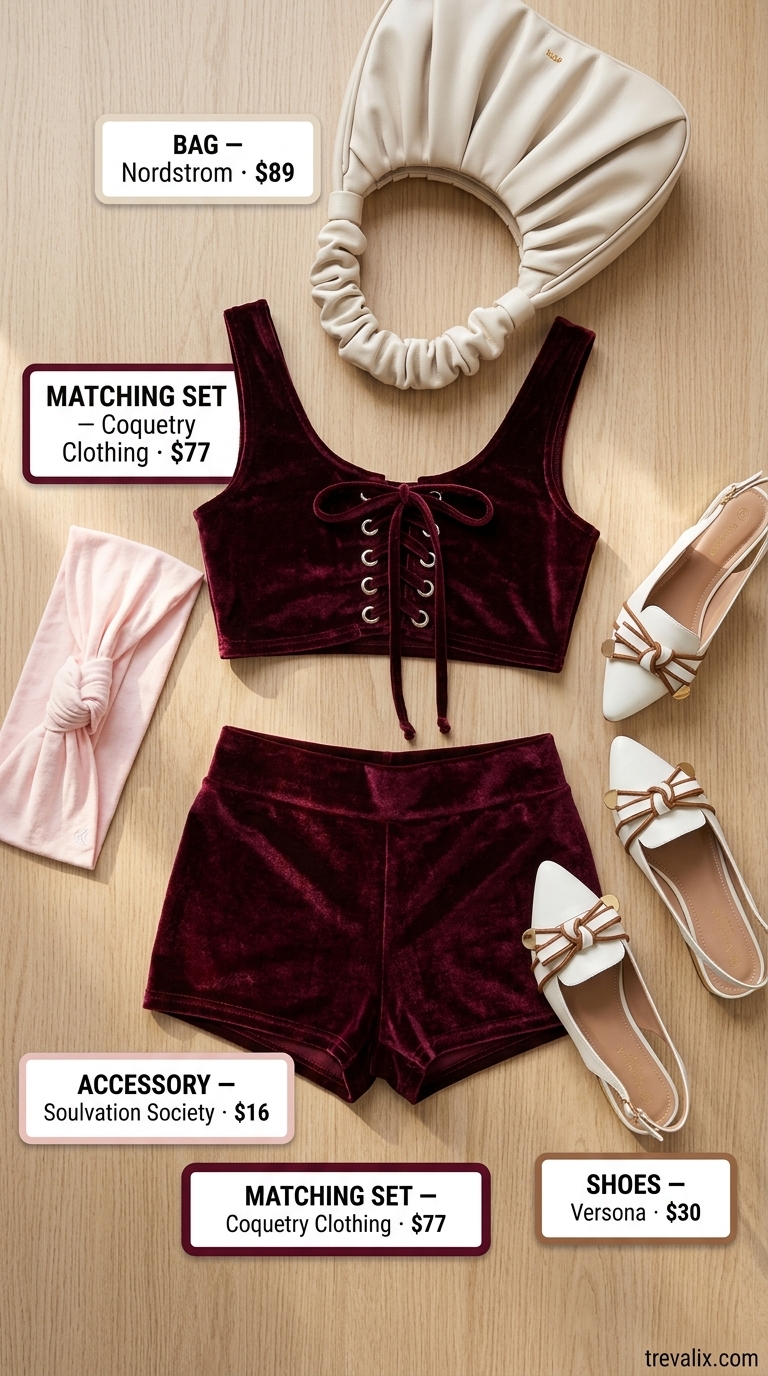 Romantic Picnic Crochet Set 2026 Blush pink crochet matching set for women, perfect for picnic or daytime date outfits 2026.