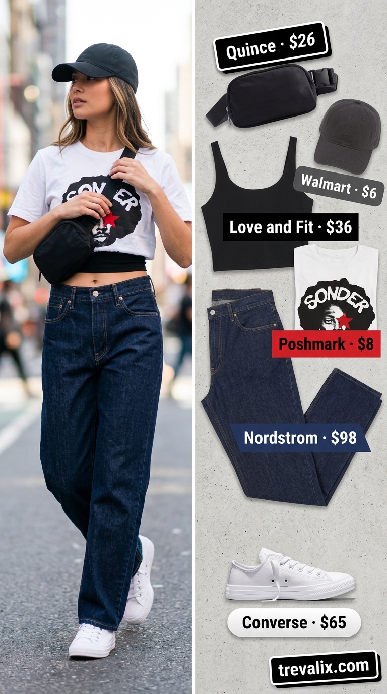 Graphic tee with jeans and a versatile maxi crop top for casual summer crop top with maxi skirt outfits 2026.