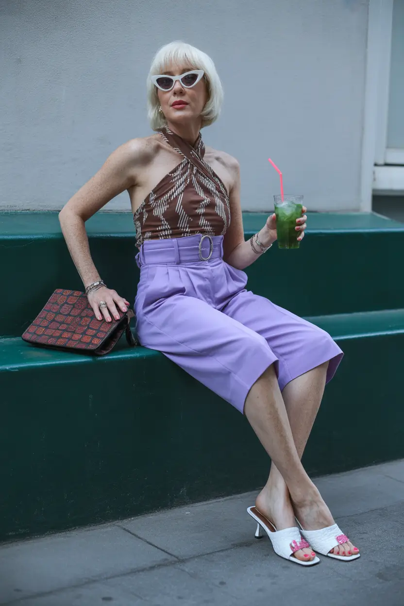 21 summer outfit for women over 60 2026 Unexpected Color Pairings That Feel Modern and Fun