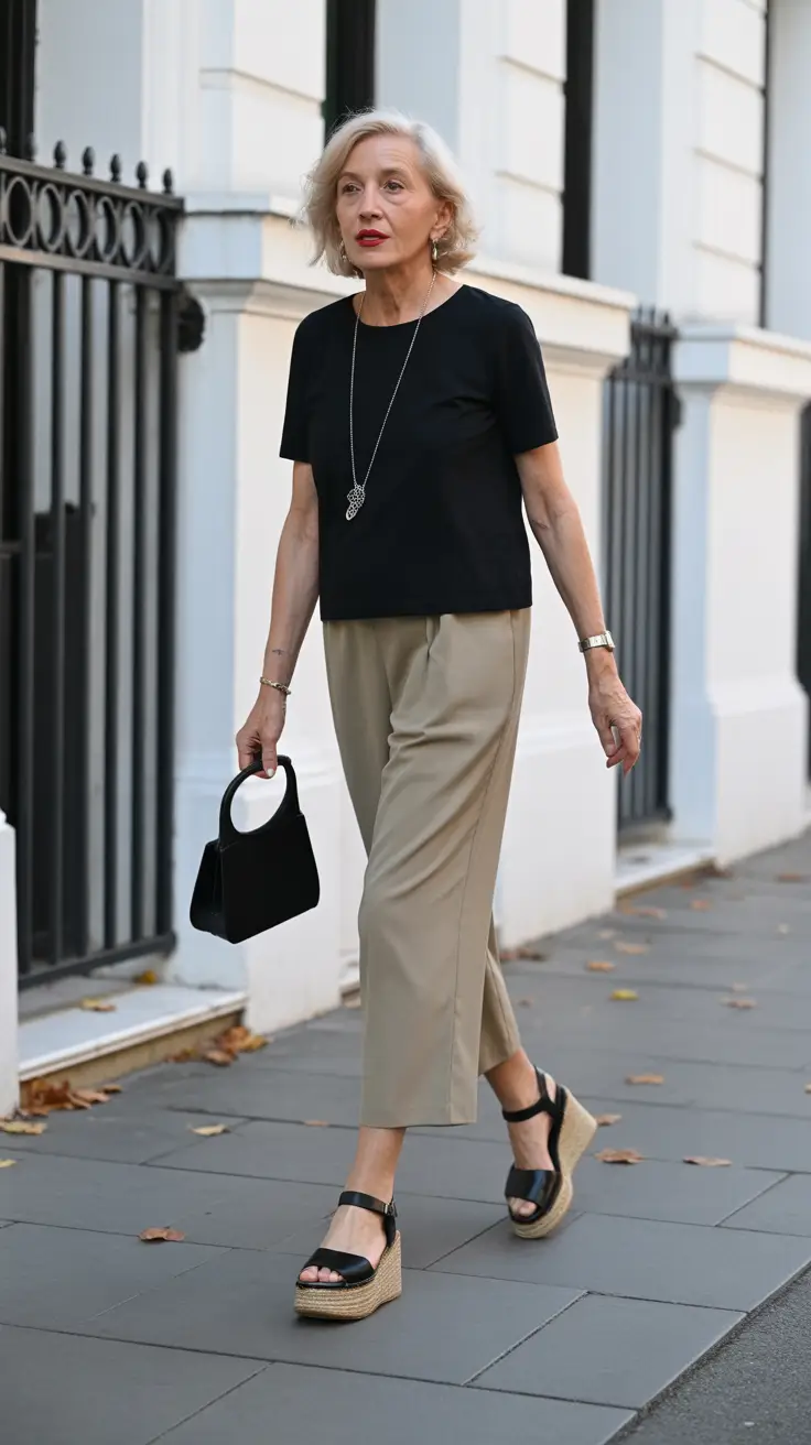 21 summer outfit for women over 60 2026 Minimal Neutrals That Always Feel Put Together
