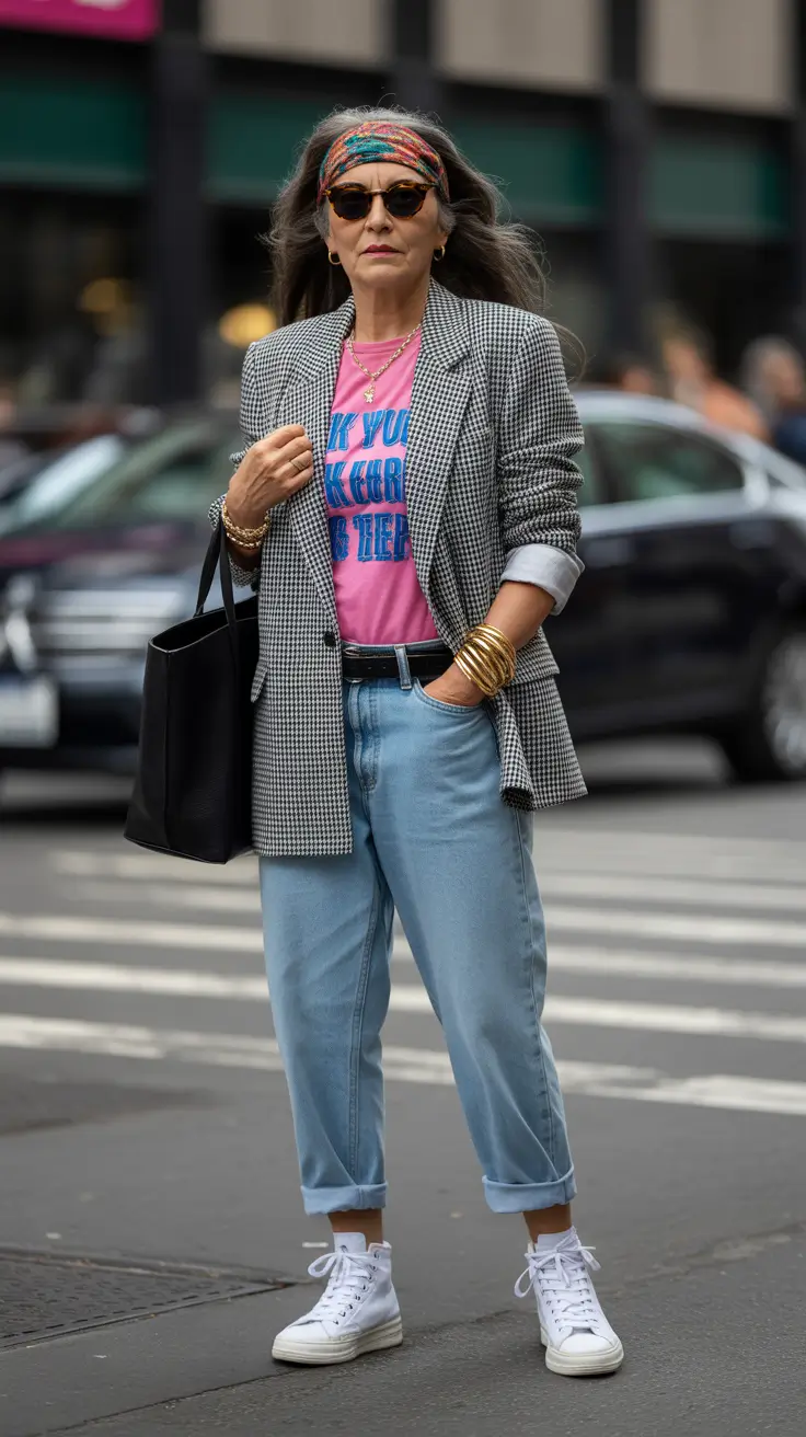 Timeless summer outfit for women over 50 2026 Modern Street Style with a Confident Edge