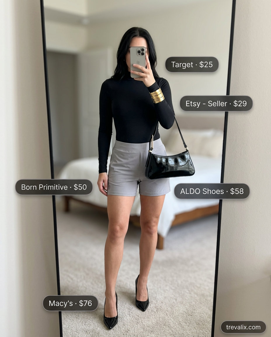 Summer Mom Shorts Outfits 2026: This image shows elevated cargo pants, not mom shorts, for a fashion-forward look.