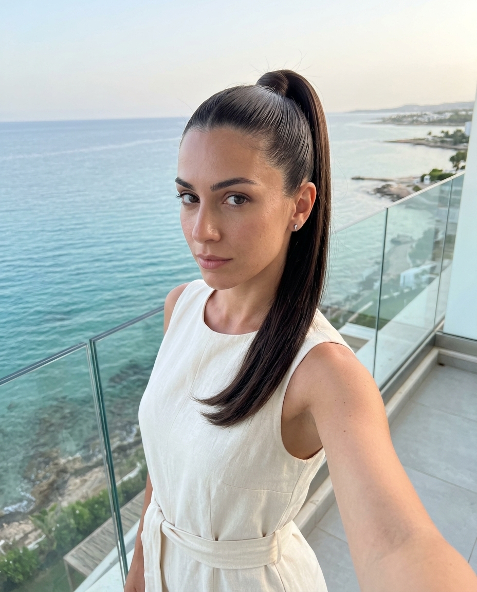 fresh summer palm tree ponytail 2026 outfit idea - fashion styling inspiration
