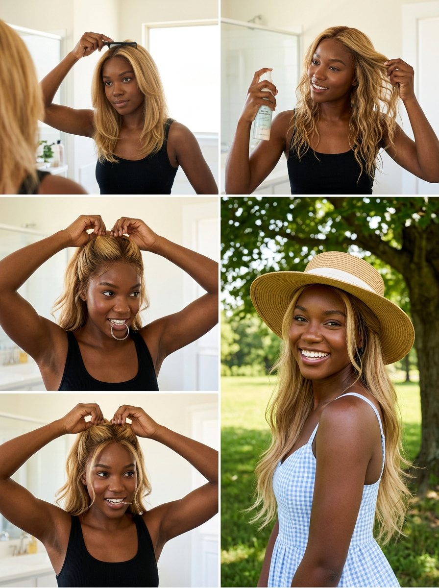 long layered golden blonde hair with face-framing pieces for summer 2026