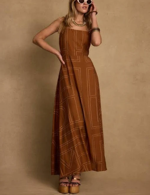 dress 12th Tribe Abstract Maxi Dress AccessoryZ $67.79