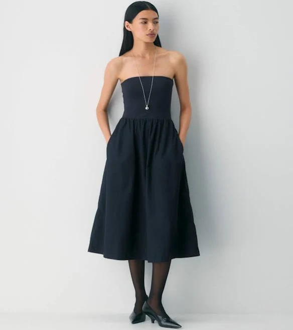 dress Aritzia Babaton Women's Fluid Poplin Dress Aritzia $138