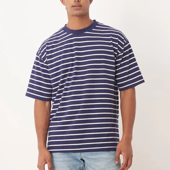 top ASOS Relaxed Stripe T-Shirt ASOS $23.79