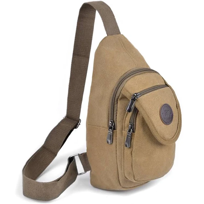 bag Canvas Crossbody Sling Bag Backpack with Adjustable Strap Selini NY Online Wholesale store $5.5
