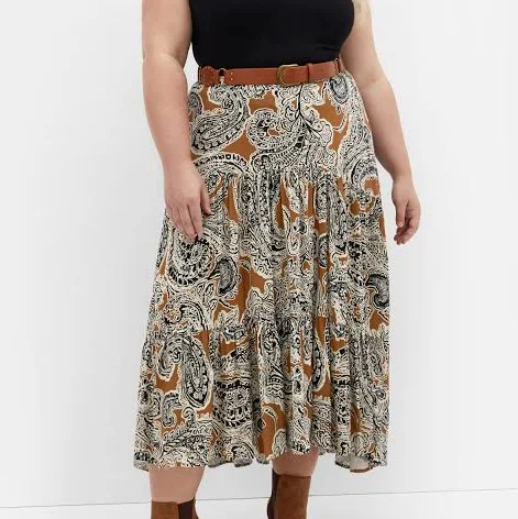 skirt City Chic Women's Plus Size Misha Print Skirt City Chic $25