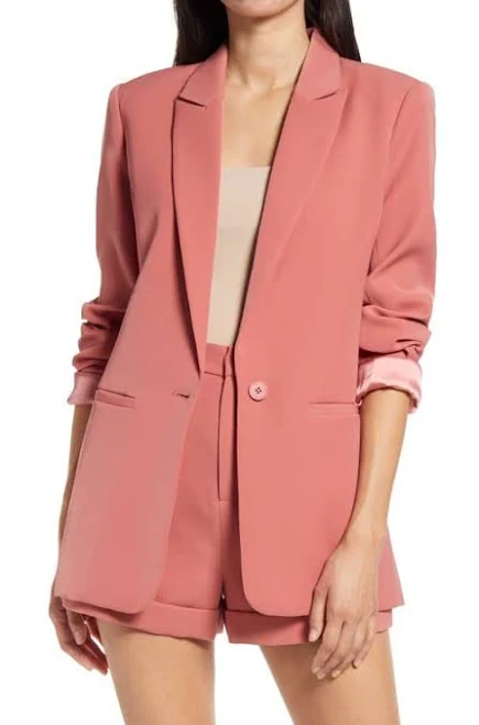outerwear Endless Rose Women's Single-Breasted Blazer Nordstrom $120