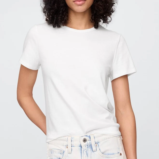 top Gap Women's Favorite Crewneck T-Shirt Gap Factory $11.99