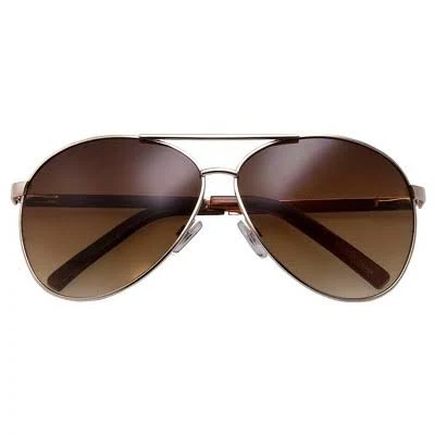 accessory GRINDERPUNCH Big XL Wide Frame Extra Large Aviator Sunglasses Oversized - Gloss Gold Brown Target $21.99