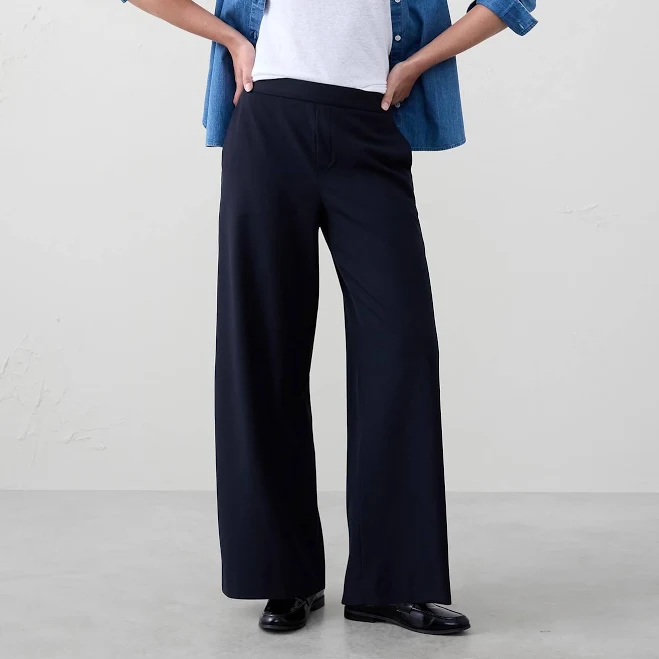 pants Hayden Wide-Leg Pants Banana Republic Factory $50