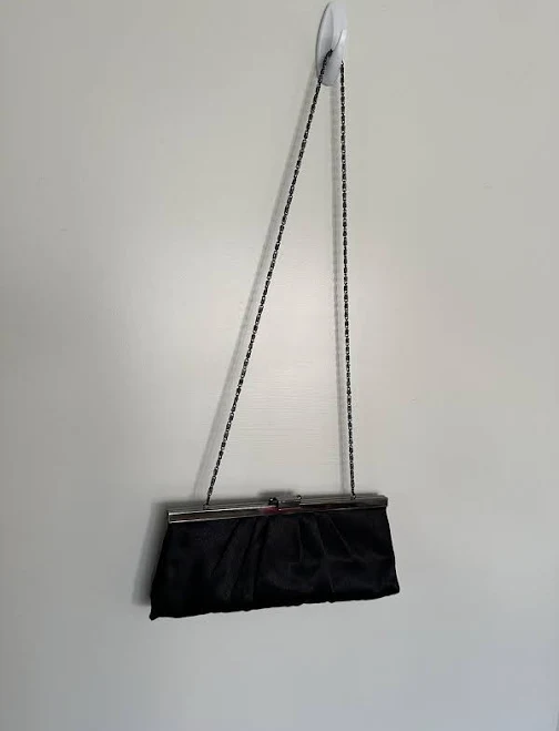 bag Jessica McClintock East West Satin Frame Clutch eBay $11.5