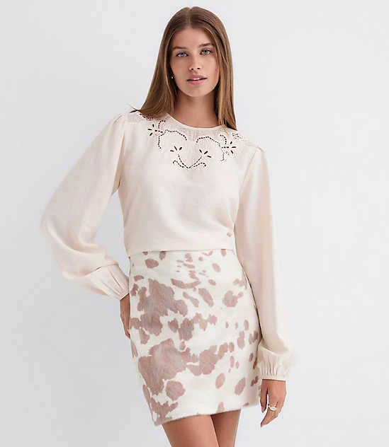 top Loft Women's Floral Embroidered Blouse LOFT $22.9