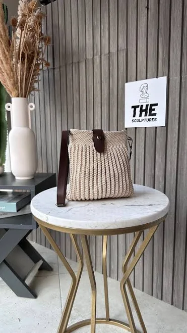 bag Macrame Knitted Crossbody Bag Etsy - Seller $169