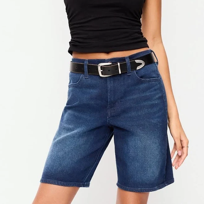 shorts Old Navy Women's High-Waisted 9-Inch Jean Shorts Old Navy $26.39