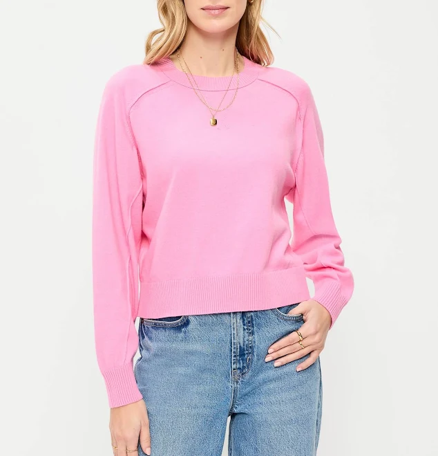 matching set Old Navy Women's SoSoft Lite Cropped Sweater Old Navy $11.99