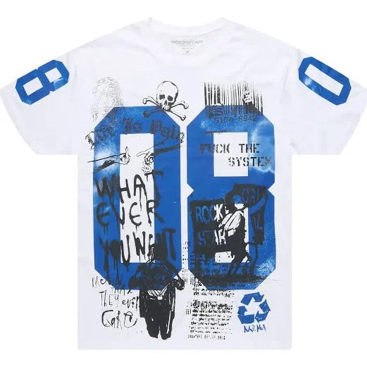 top Oversized Graphic T-Shirt Rockstar Original $15