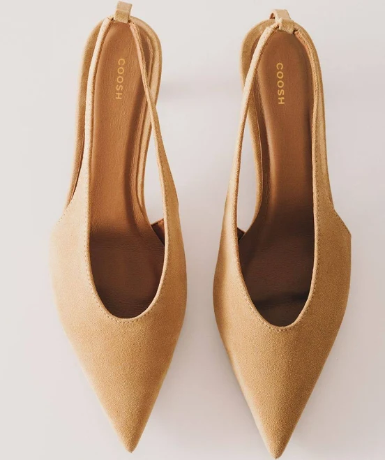 shoes Pointed Toe Suede Slingbacks COOSH $108