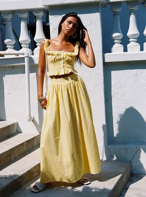 maxi skirt Princess Polly Valerio Maxi Skirt Princess Polly US $65