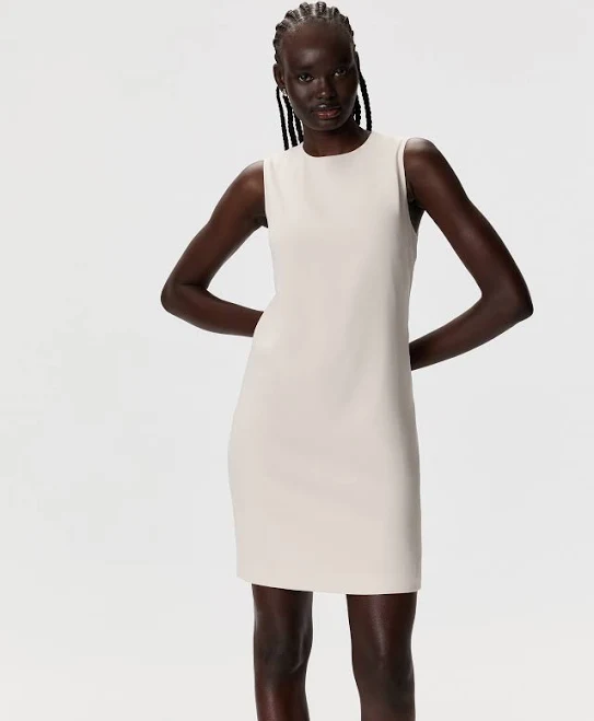 dress Quince Women's Fluid Crepe Sleeveless Shift Dress Quince $69.9