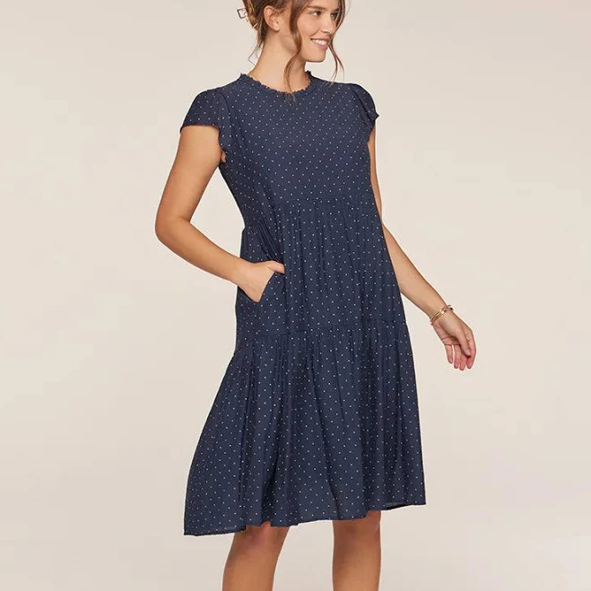 dress The Zahara Polka Dot Midi Dress Colby & Claire $54