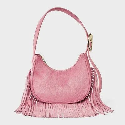 bag Universal Thread Western Faux Suede Fringe Shoulder Bag Target $28