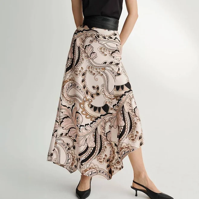 skirt White House Black Market Petite Satin Slip Midi Skirt White House Black Market $91