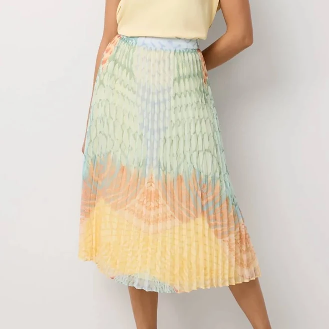 skirt White House Black Market Pleated Chiffon Midi Skirt White House Black Market $69.99