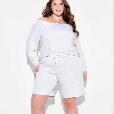 shorts Wild Fable Women's Mid-Rise French Terry Bermuda Shorts Target $18