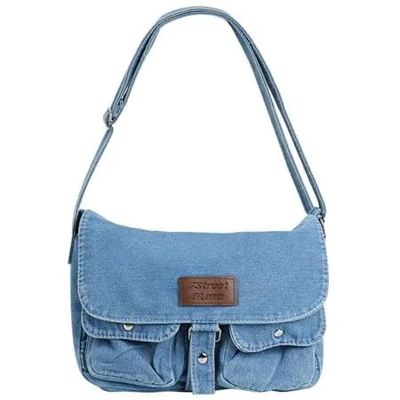 bag Women's Casual Retro Denim Shoulder Bag Walmart - SGDL HOLDINGS INC $19.69