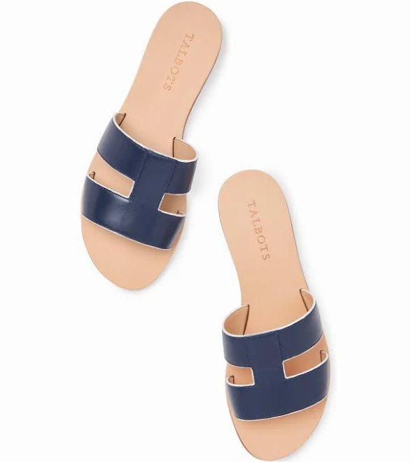 shoes Women's Talbots Hannah Vachetta Leather Slides Talbots $39.75