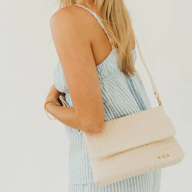 bag Wrenlee Woven Flap Crossbody The Mustard Seed $65